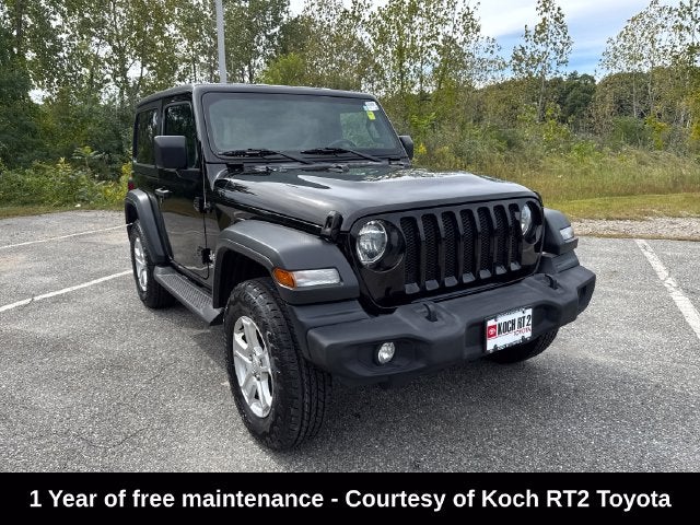 Used 2018 Jeep All-New Wrangler Sport S with VIN 1C4GJXAG9JW290124 for sale in Lancaster, MA