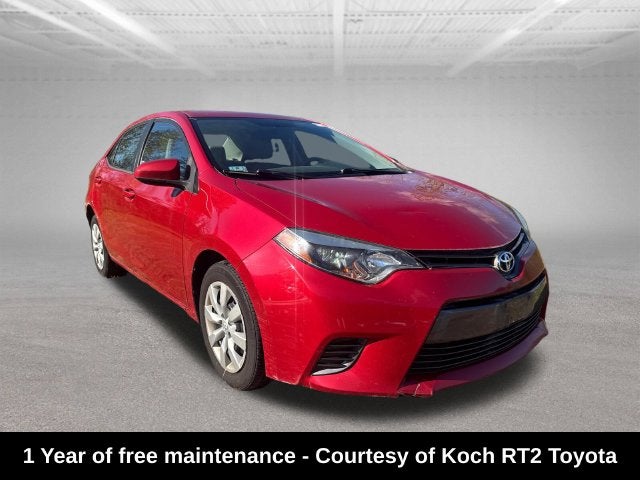 Used 2015 Toyota Corolla LE with VIN 2T1BURHEXFC255805 for sale in Lancaster, MA