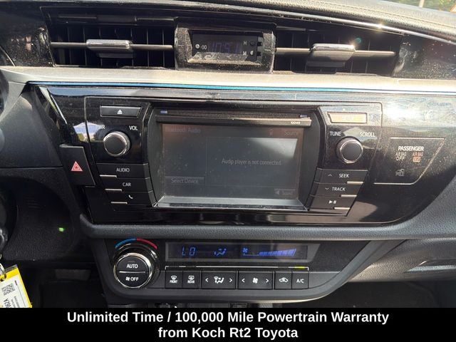 2015 Toyota Corolla S Plus
