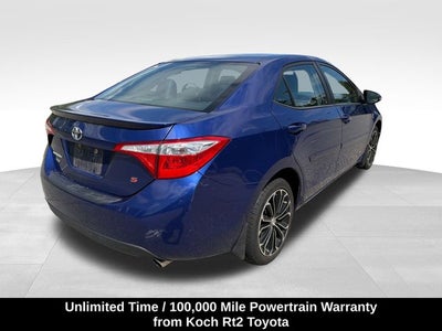 2015 Toyota Corolla S Plus