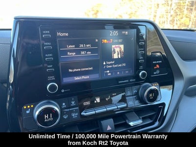 2022 Toyota Highlander Hybrid XLE