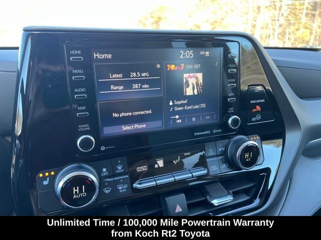 2022 Toyota Highlander Hybrid XLE