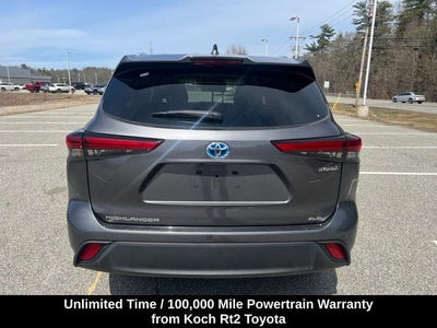 2023 Toyota Highlander Hybrid XLE